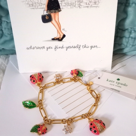 Kate Spade Ladybug Charm Bracelet - Picture 2 of 11